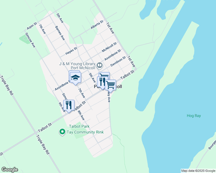 Triple Bay Road, Port McNicoll ON Walk Score