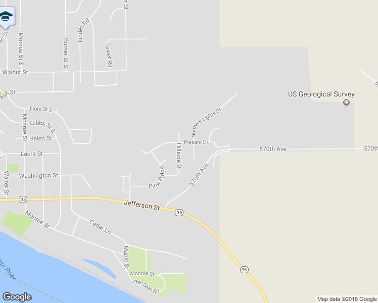 map of restaurants, bars, coffee shops, grocery stores, and more near 565 Northern Lights Drive in Prescott