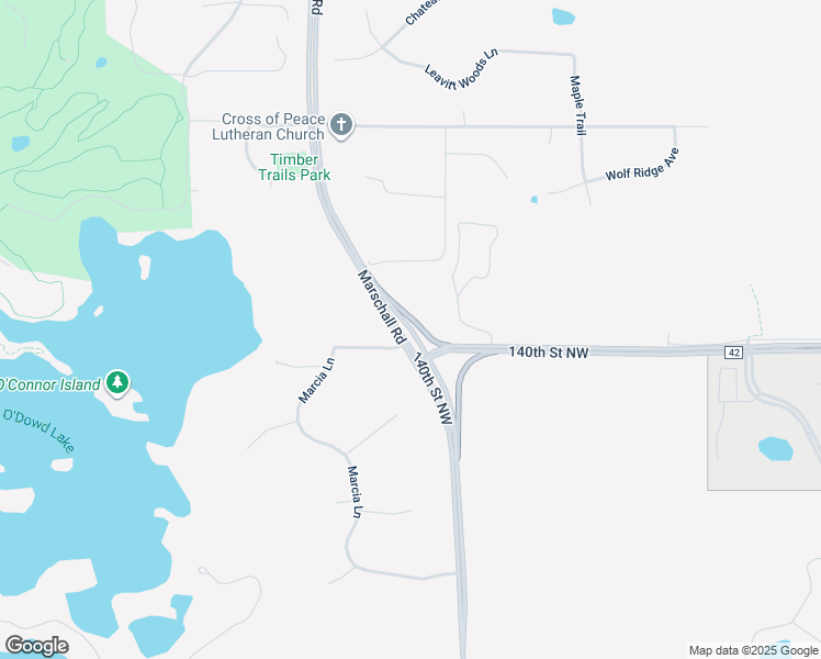 map of restaurants, bars, coffee shops, grocery stores, and more near County Highway 17 in Shakopee