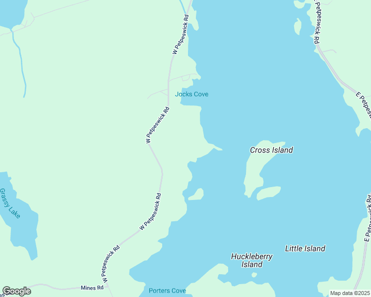 map of restaurants, bars, coffee shops, grocery stores, and more near East Petpeswick Road in East Petpeswick