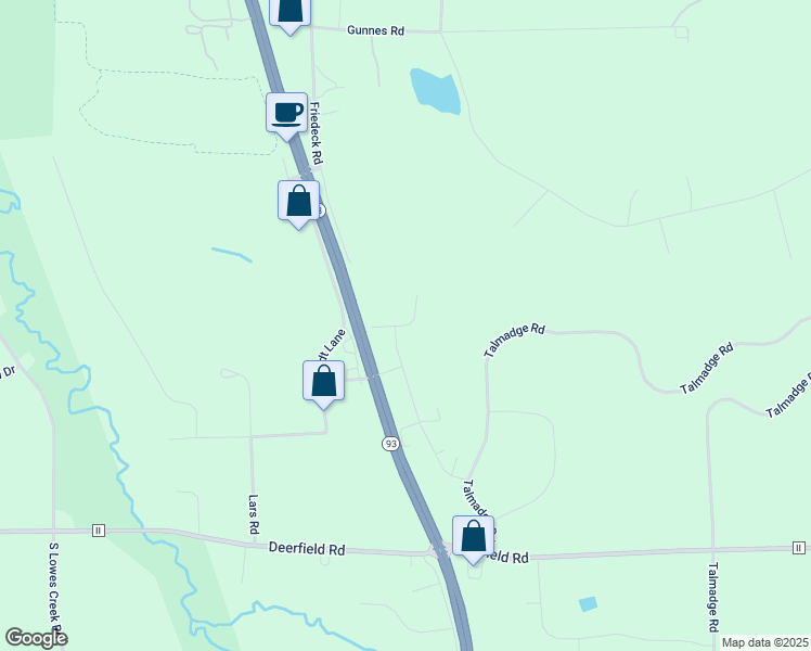 map of restaurants, bars, coffee shops, grocery stores, and more near 3798 Vold Court in Eau Claire