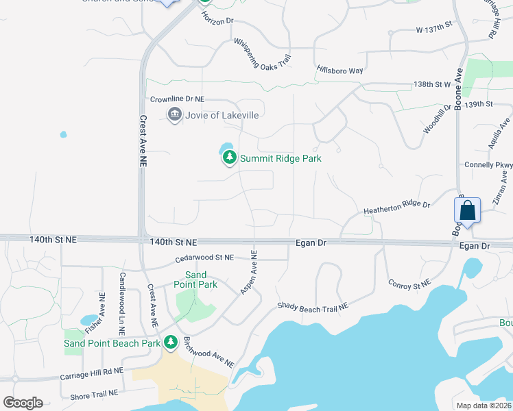 map of restaurants, bars, coffee shops, grocery stores, and more near 5862 Royalton Road Northeast in Prior Lake