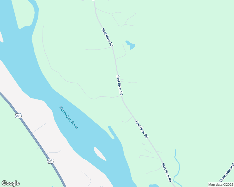 map of restaurants, bars, coffee shops, grocery stores, and more near 445 East River Road in Skowhegan