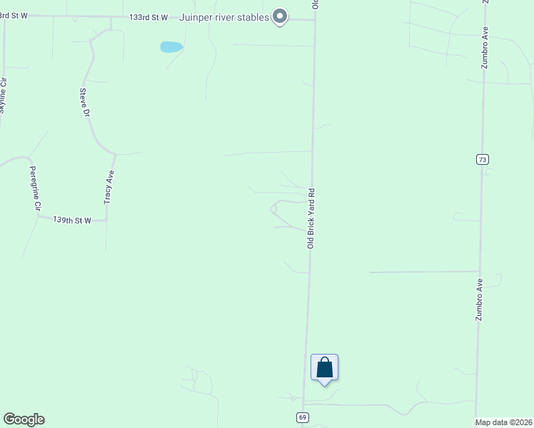 map of restaurants, bars, coffee shops, grocery stores, and more near 13780 Old Brick Yard Road in Shakopee