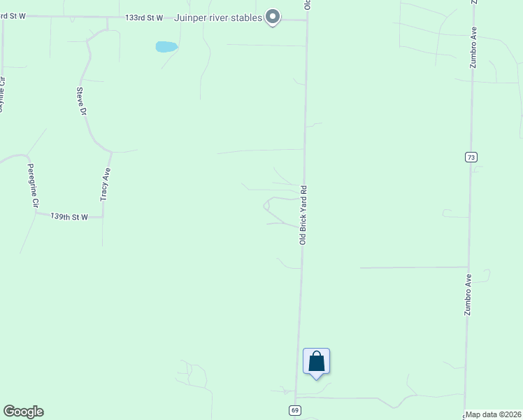 map of restaurants, bars, coffee shops, grocery stores, and more near 13780 Old Brick Yard Road in Shakopee