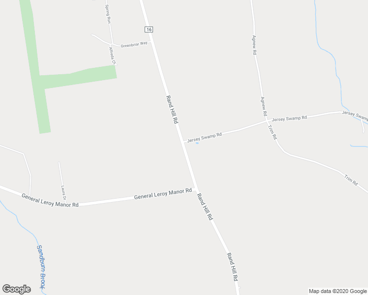 map of restaurants, bars, coffee shops, grocery stores, and more near Rand Hill Road in Morrisonville