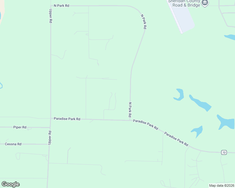 map of restaurants, bars, coffee shops, grocery stores, and more near 14 Fox Trotter Lane in Sheridan