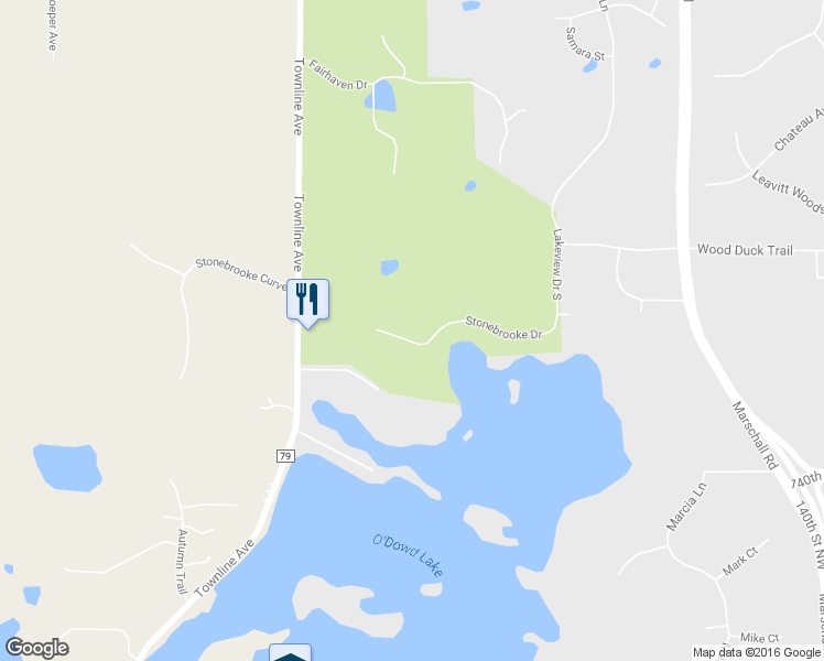 map of restaurants, bars, coffee shops, grocery stores, and more near 797 Stonebrooke Drive in Shakopee