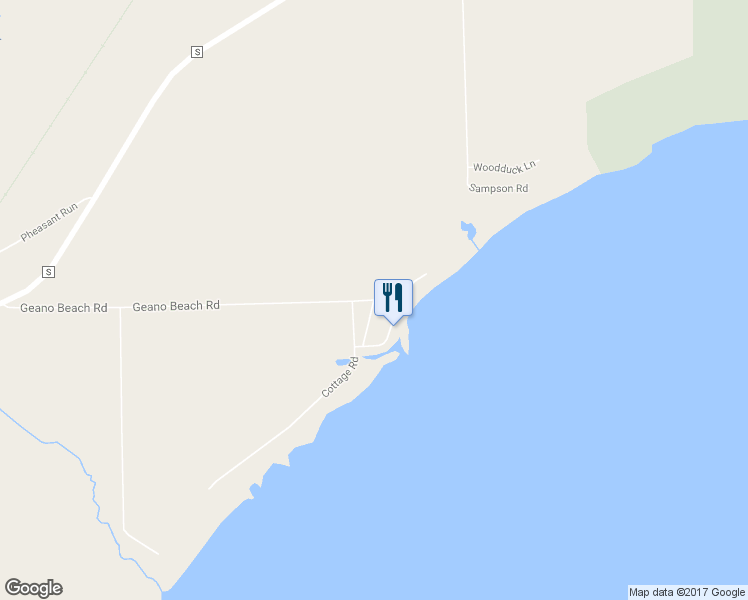 map of restaurants, bars, coffee shops, grocery stores, and more near 3828 Geano Beach Road in Little Suamico