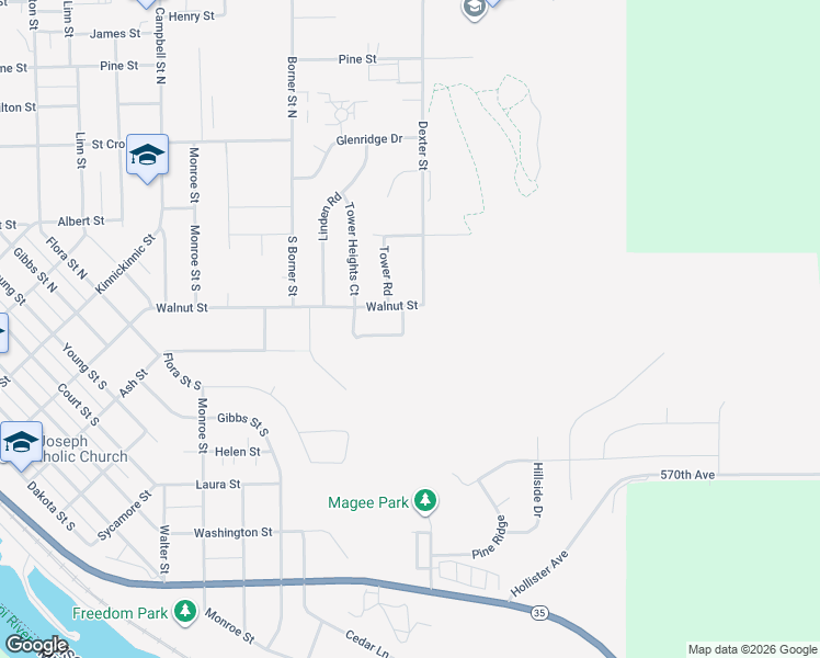 map of restaurants, bars, coffee shops, grocery stores, and more near 292 Tower Heights Court in Prescott