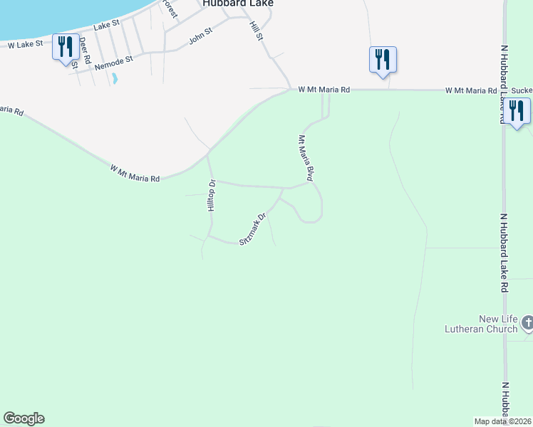 map of restaurants, bars, coffee shops, grocery stores, and more near 314 Sitzmark Drive in Spruce