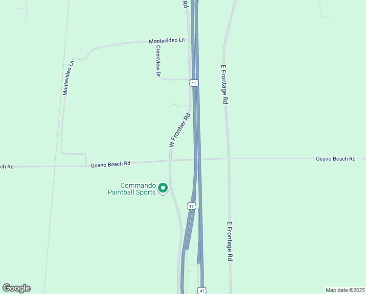 map of restaurants, bars, coffee shops, grocery stores, and more near 2118 West Frontier Road in Abrams
