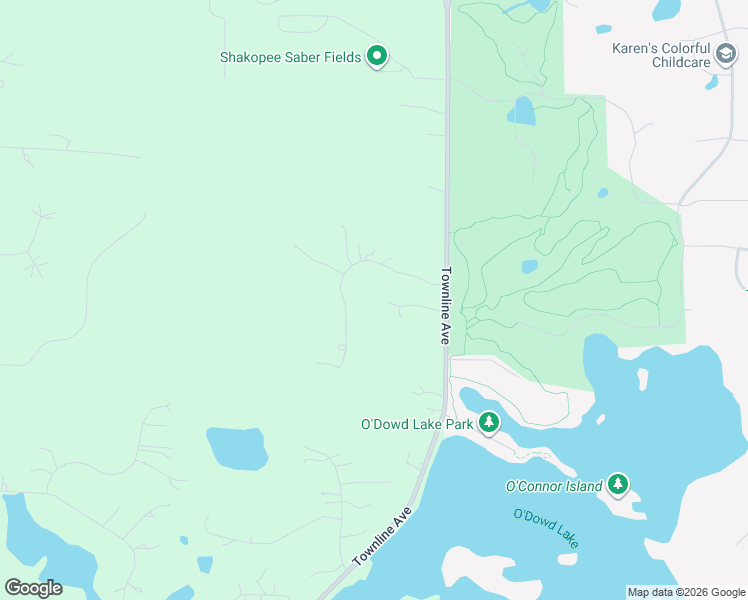 map of restaurants, bars, coffee shops, grocery stores, and more near 13540 Stonebrooke Curve in Shakopee