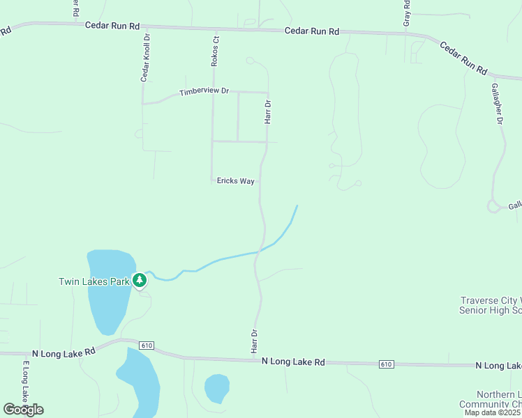 map of restaurants, bars, coffee shops, grocery stores, and more near 4229 Harr Drive in Traverse City