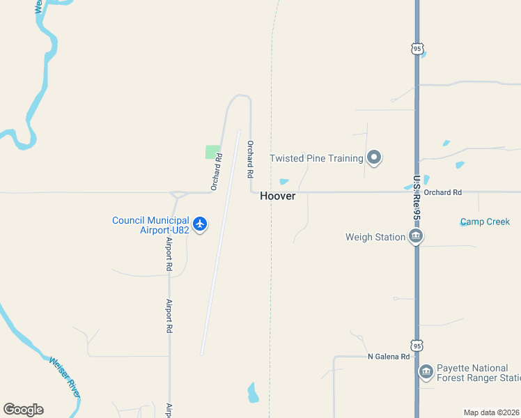 map of restaurants, bars, coffee shops, grocery stores, and more near 2267 Orchard Road in Council