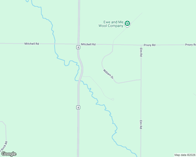 map of restaurants, bars, coffee shops, grocery stores, and more near W2570 Taylor Creek Road in Eau Claire