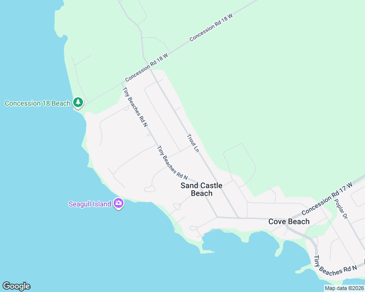 map of restaurants, bars, coffee shops, grocery stores, and more near 7 Bellehumeur Road in Simcoe County