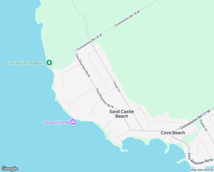 map of restaurants, bars, coffee shops, grocery stores, and more near 7 Bellehumeur Road in Simcoe County