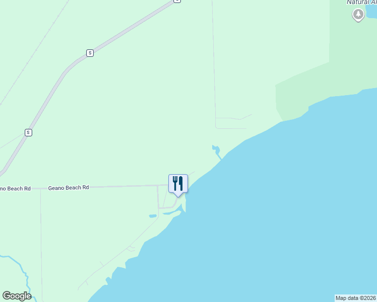 map of restaurants, bars, coffee shops, grocery stores, and more near 3868 Geano Beach Road in Oconto County