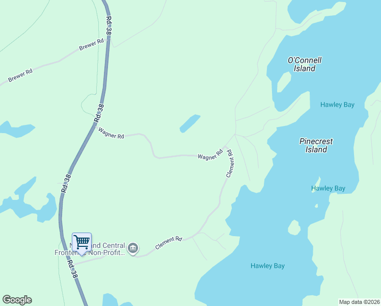 map of restaurants, bars, coffee shops, grocery stores, and more near 1148 Wagner Road in Sharbot Lake