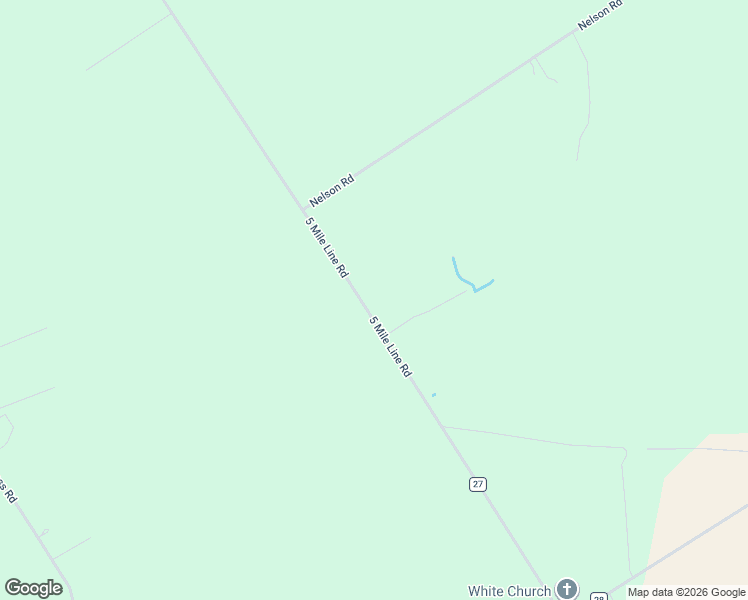map of restaurants, bars, coffee shops, grocery stores, and more near 9386 5 Mile Line Rd in Ogdensburg