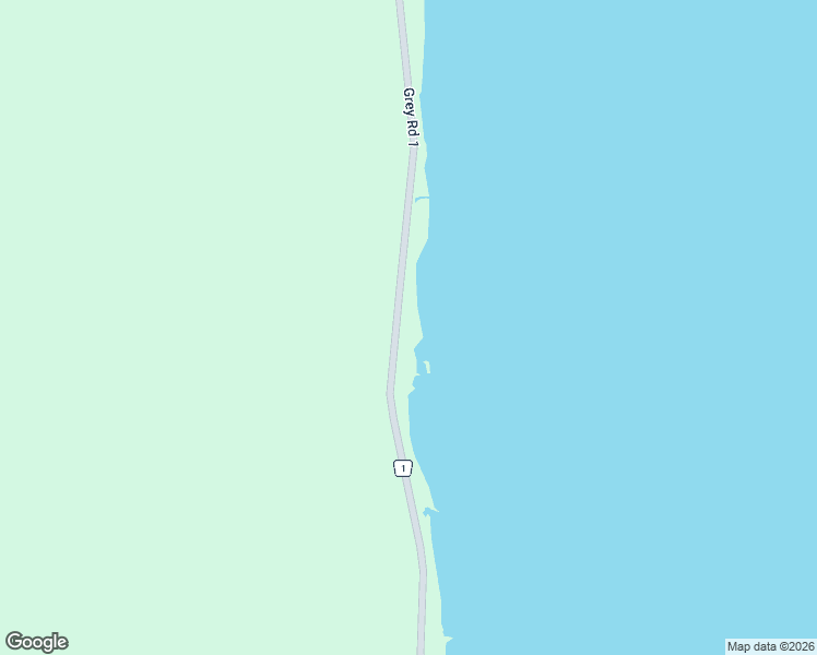 map of restaurants, bars, coffee shops, grocery stores, and more near 505107 Grey Road 1 in Georgian Bluffs