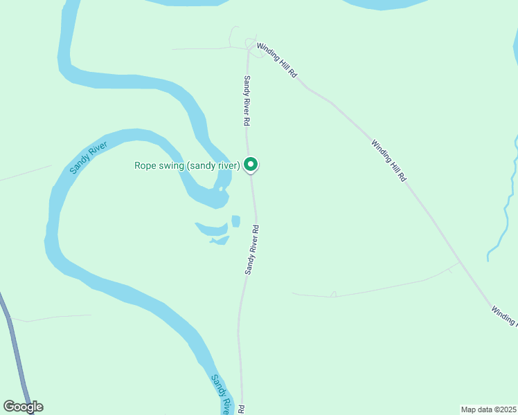 map of restaurants, bars, coffee shops, grocery stores, and more near 507 Sandy River Road in Mercer