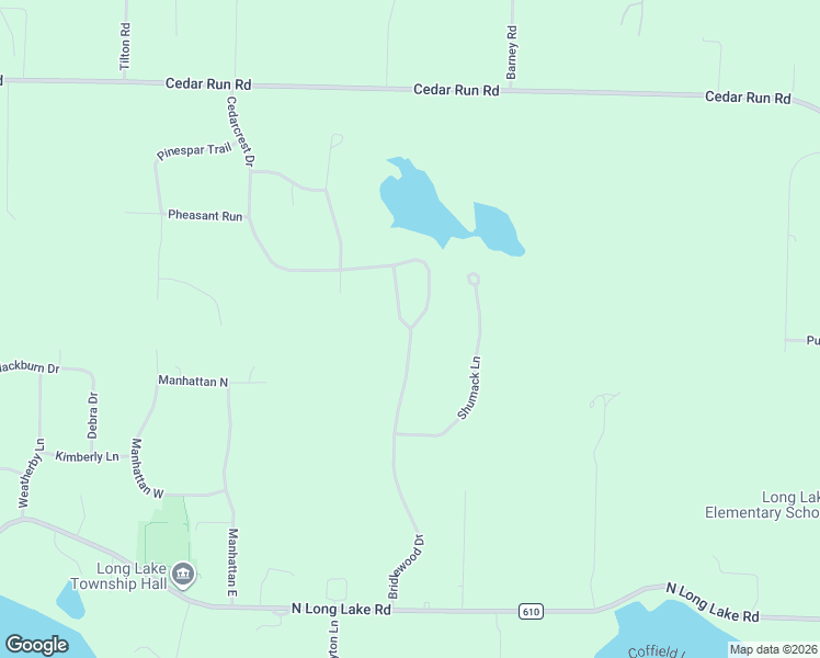 map of restaurants, bars, coffee shops, grocery stores, and more near 4553 Bridlewood Dr in Traverse City