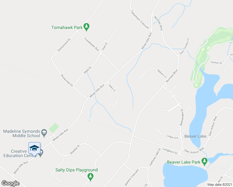 map of restaurants, bars, coffee shops, grocery stores, and more near Jadry Court in Hammonds Plains