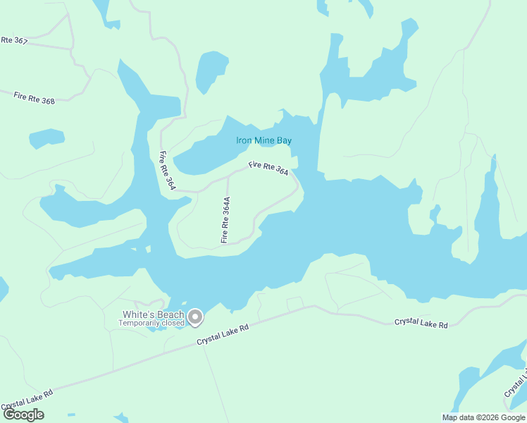 map of restaurants, bars, coffee shops, grocery stores, and more near 70 Fire Route 364A in Trent Lakes