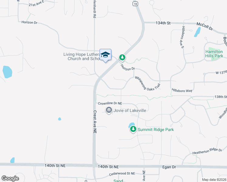 map of restaurants, bars, coffee shops, grocery stores, and more near 8868 Whispering Oaks Trail in Shakopee