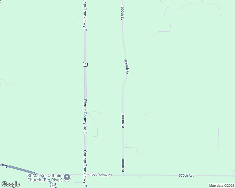 map of restaurants, bars, coffee shops, grocery stores, and more near 5831 1000th Street in River Falls
