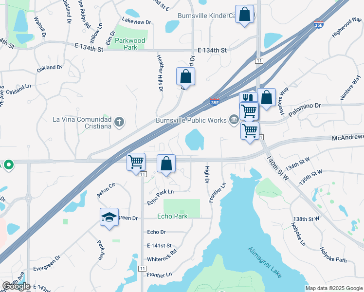 1504 McAndrews Road East, Burnsville MN Walk Score