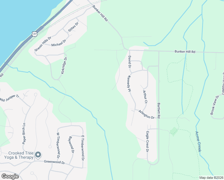 map of restaurants, bars, coffee shops, grocery stores, and more near 4700 White Road South in Williamsburg