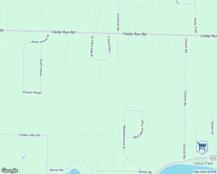 map of restaurants, bars, coffee shops, grocery stores, and more near 4601 Acorn Drive in Traverse City