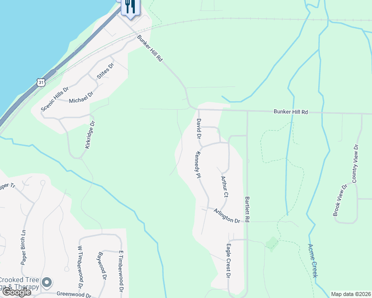 map of restaurants, bars, coffee shops, grocery stores, and more near 4700-4998 White Rd S in Williamsburg