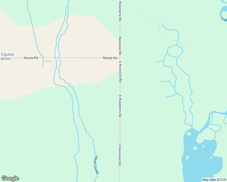 map of restaurants, bars, coffee shops, grocery stores, and more near 13314 South Norwood Road in Donnelly