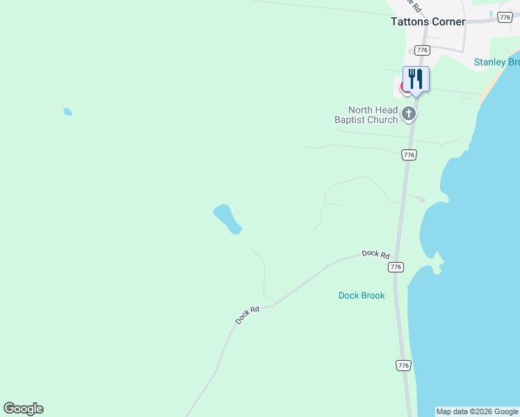 map of restaurants, bars, coffee shops, grocery stores, and more near 40 Ohio Pond Road in Grand Manan