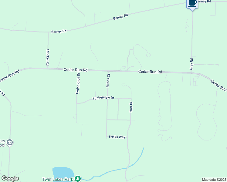 map of restaurants, bars, coffee shops, grocery stores, and more near 6400-6484 Timberview Drive in Traverse City