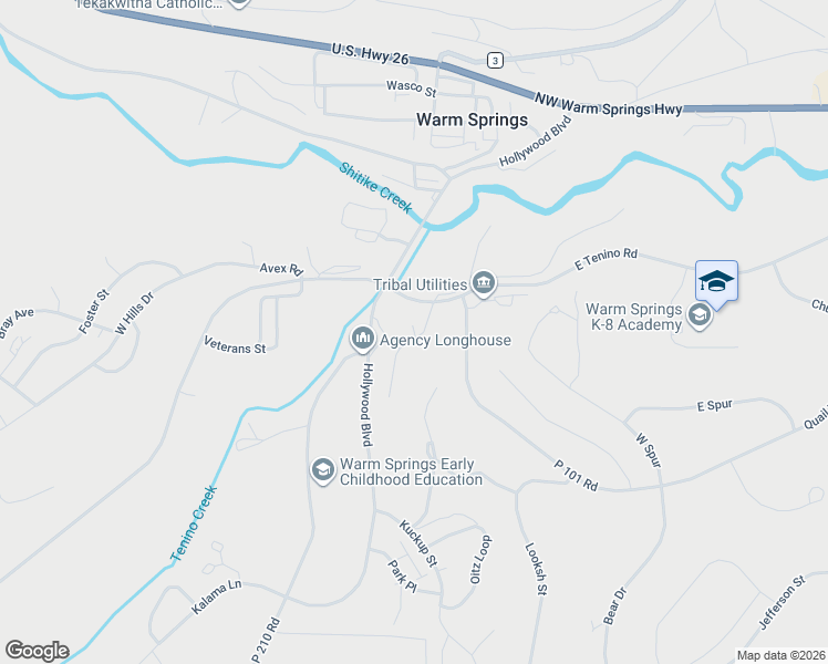 map of restaurants, bars, coffee shops, grocery stores, and more near Hill Road in Madras