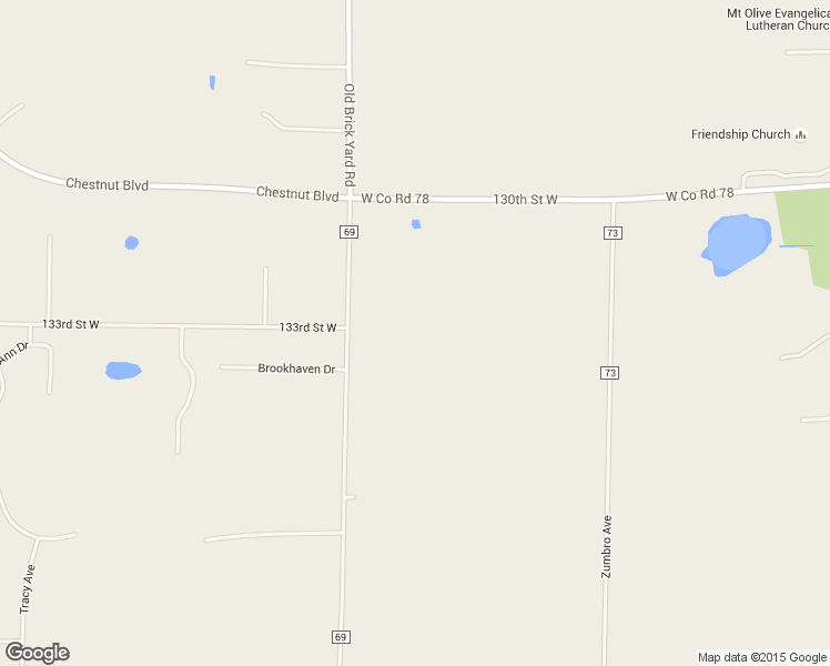 map of restaurants, bars, coffee shops, grocery stores, and more near 1845 130th Street West in Shakopee
