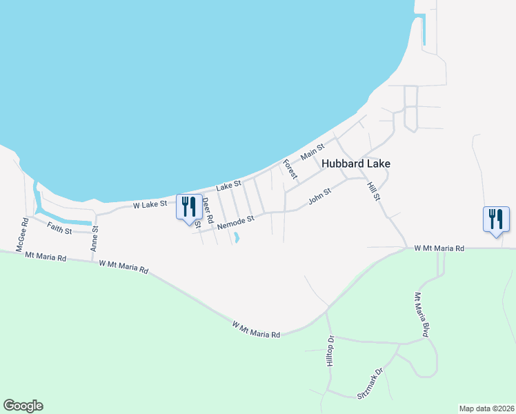 map of restaurants, bars, coffee shops, grocery stores, and more near 3501 Elizabeth Street in Spruce