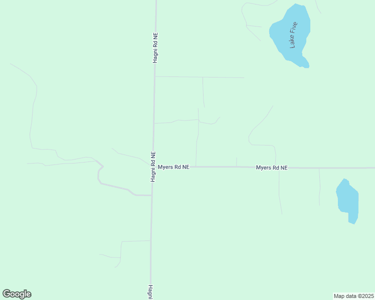 map of restaurants, bars, coffee shops, grocery stores, and more near 5001-5381 Myers Road Northeast in Kalkaska