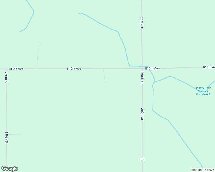 map of restaurants, bars, coffee shops, grocery stores, and more near 25703 810th Avenue in Renville