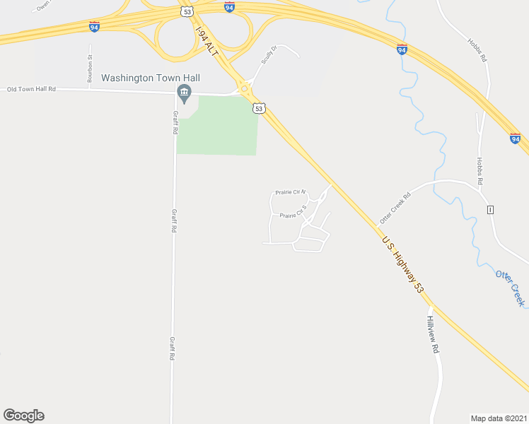 map of restaurants, bars, coffee shops, grocery stores, and more near 5864 Southern Way in Eau Claire