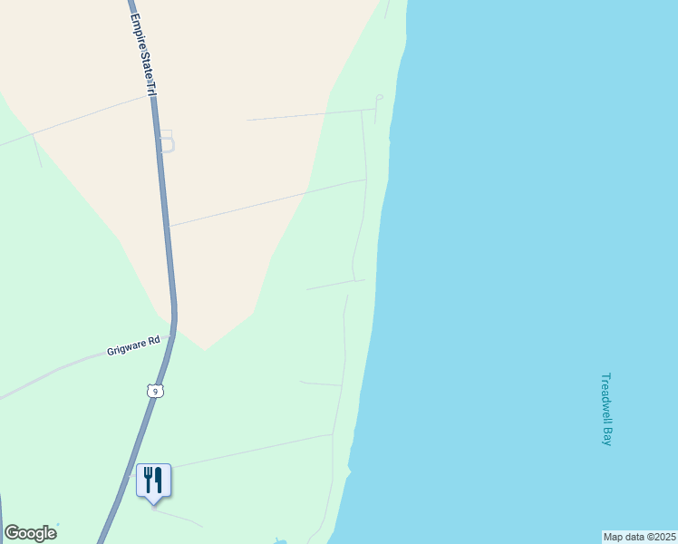 map of restaurants, bars, coffee shops, grocery stores, and more near 105 Sunrise Dr in Plattsburgh