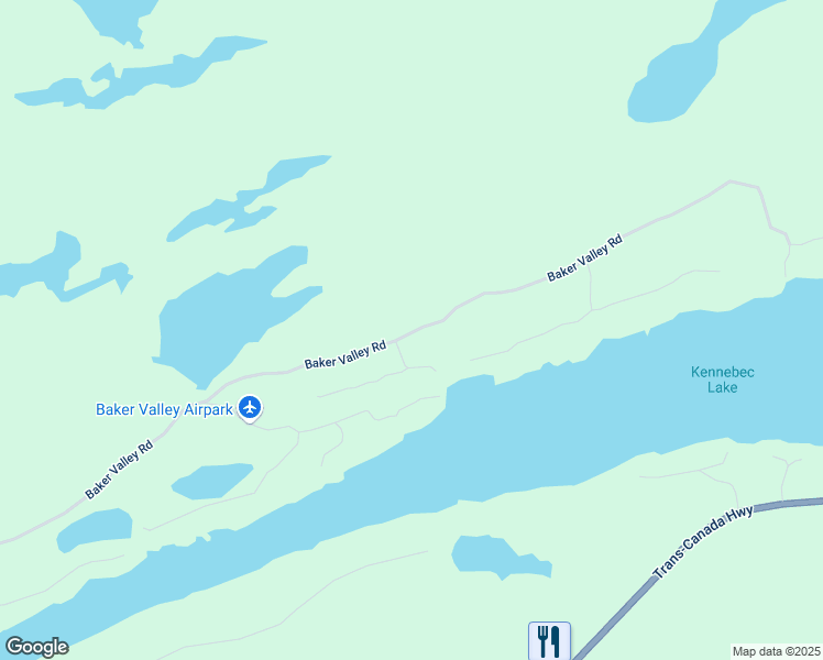 map of restaurants, bars, coffee shops, grocery stores, and more near 1365 Baker Valley Road in Arden