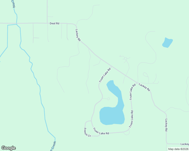 map of restaurants, bars, coffee shops, grocery stores, and more near 4989-5299 Truax Lake Road in Williamsburg