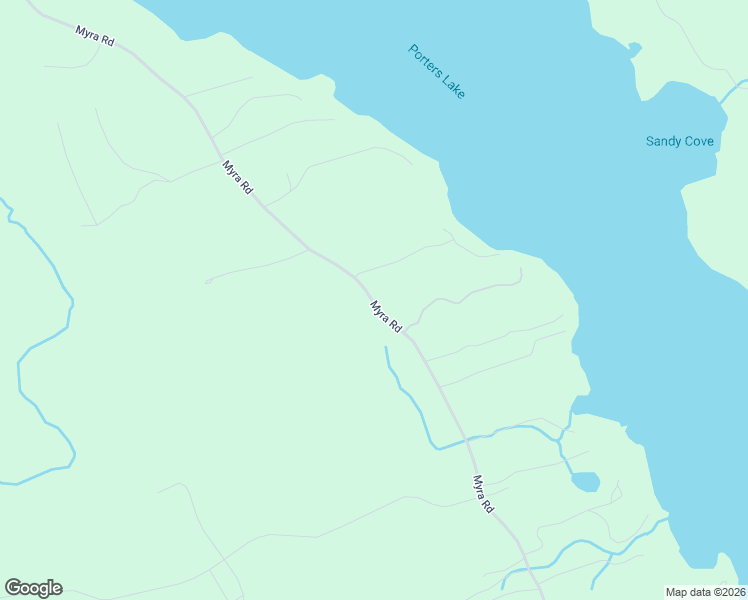 map of restaurants, bars, coffee shops, grocery stores, and more near 595 Myra Road in Porters Lake