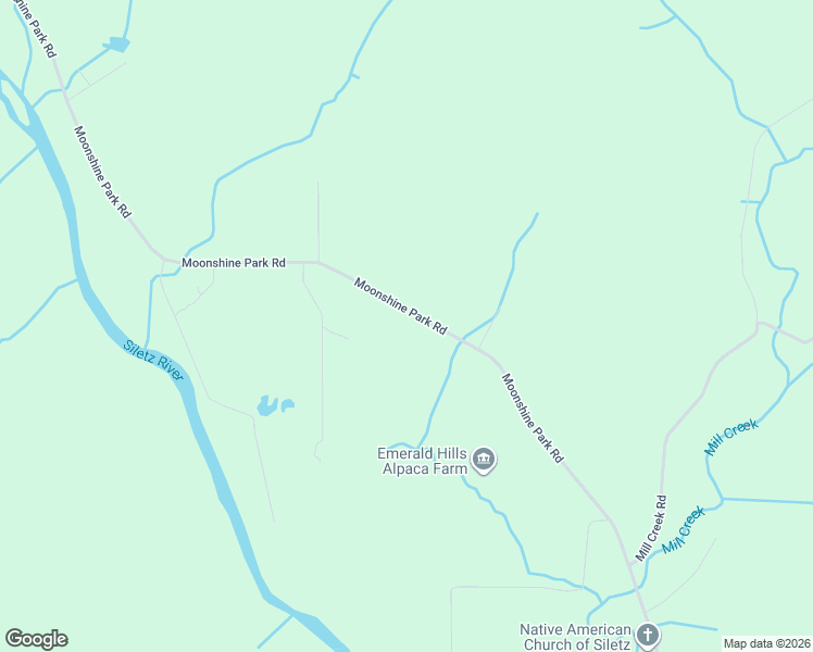 map of restaurants, bars, coffee shops, grocery stores, and more near 1103-1367 Moonshine Park Road in Logsden